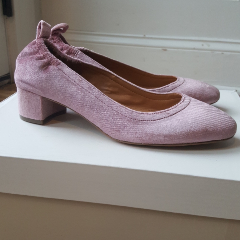 JCrew Factory Anya block heel